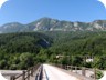 On the road to Zall-Bastar. Looking back towards the east side of Dajti Mountain