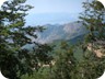 View from the summit to Elbasan