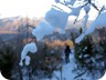 In winter, on the Dajti Crest Trail