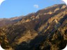 The same north face of Dajti Mountain in the evening light