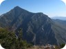 View from Brrar Mountain towards Dajti North Face