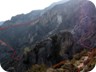 The approximate path through the lower reaches - already several hundred above the valley floor