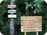 Trailmarkings in the National Park