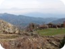 An abandonned homestead, with views up to Elbasan and beyond