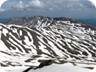 Zebra patterns along the northern ridgeline