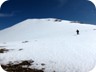 Returning from the summit of Mali i Gribes