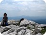 On top of Guri Gjon. Veles mountain in the distance, to the west