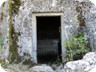 A monumental tomb dating from about 280 BC, etched into the cliff at two levels. The entrance leads to a ceremonial cenotaph, where as the burial chamber was under the monument's courtyard
