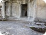 The main entrance to tomb 2, with Ionian portico and two straight side panels.