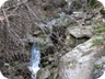The water cascade at waypoint 04, a small excursion from the climb