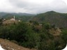 Stebleve, seen when coming from the north (Klenjes). The new asphalt road - when ready - connecting Librazhd and Peshkopi will not touch Stebleve.