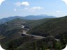 Looking back to the highway, with Pashtrik Mountain in the distance