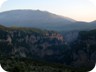 Kendervices Mountain above the canyons