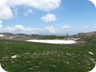 Returning from the summit, along the edge of the summit plateau