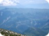 View towards the access road - from Tepelene to the plateau of Progonat