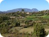 Korre village, with Priske and Dajti Mountains in the distance