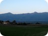 View back to Kërçin, at twilight.