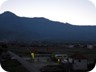 View from the hotel, at dawn, to Kërçin