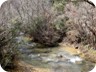 From now on, the stream (or its tributaries) have to be crossed several times. No problem in the dry season - but then you don't have a waterfall