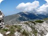 Summit cairn with Tomorri