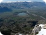 View from the ridge down to Libohove. The town square is already more than 1000 Meter below.