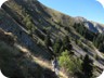 Climbing the slope to the Mourgana ridge