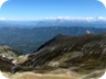 View east to the Tymfi massif (part of the northern Pindus mountains) in Greece. The Vikos gorge runs through it.