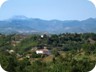 Mali i Munellës seen from the Burrel area. Only from here can its solitary natrure be appreciated.