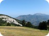 The plateau of Nënshejt. Munelle Mountain in the distance (see separate trail)