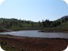 One of the  few lakes on the plateau, near waypoint 13. 