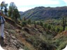 Much of the hike follows forests roads or trails, though there can be eroded bits.