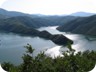 and Fierza Lake, in June, at high water mark