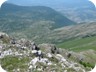 The possible descent north from Pashtrik #2.  We took an easier route towrads the left (west). Many routes are possible from the summit area.