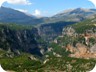 View into the canyons of the Progonat plateau