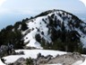 View back across a level stretch of the ridge