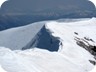 We were not sure about corniches on the ridge...