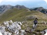 Looking back on the ridge that leads to the summit