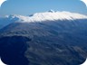 Papingut, the summit of Nemercke mountain. See separate trail. Tymfi mountain (in Greece) in the background.