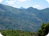 Across the mountains, in the distance, Mali i Komjanit, a small but fine mountain near Grabove. See separate trail.