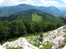 Reaching the summit rocks