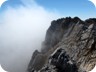 View from the secondary summit back to the main summit