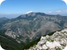 The backside (western side) of Mali i Sukes, seen from the summit Mali i Papatit. Mali i Papatit can be reached from the Arber road - another difficult road connecting Tirana and Klos.