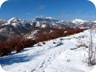 View towards Mali i Henzit (1607 Meter), which connects to Qafe Shtame.