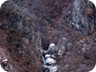 The canyon below the road to the trailhead