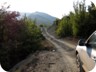 Shortly after Sotire village. The road evolves into a track.