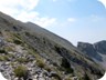 First view of Cuka Partizan, the summit of Tomorri, at 2416 Meter