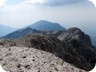 View from the summit along the ridge to the south summit