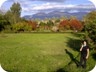 Dajti mountain from the Botanical Gardens