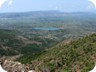 View from the height of land, towards the Adriatic and Mali i Rencit