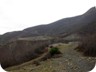 Having reached the Via Egnatia. This view is in the direction of Lake Ohrid.